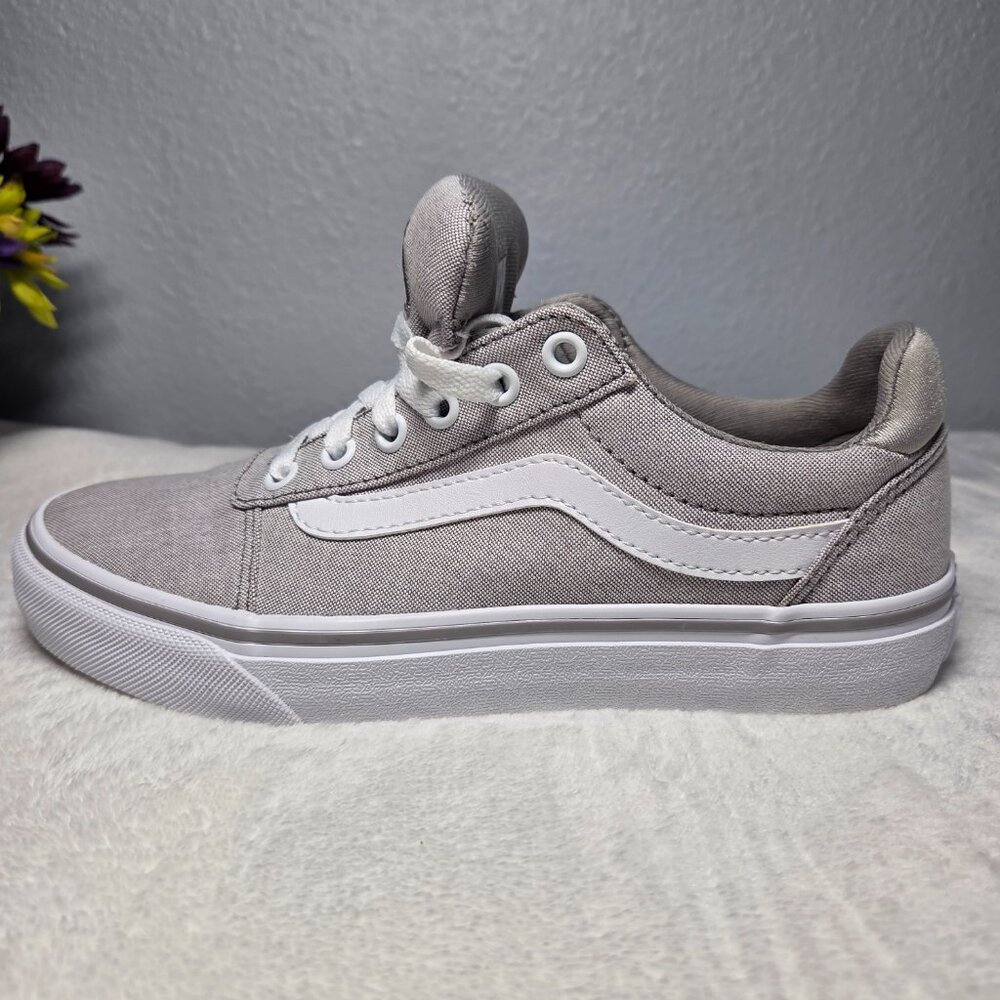 VANS Ward Deluxe Summer Canvas Grey Sneakers – Size: 7.5 W NWOT - Picture 5 of 12